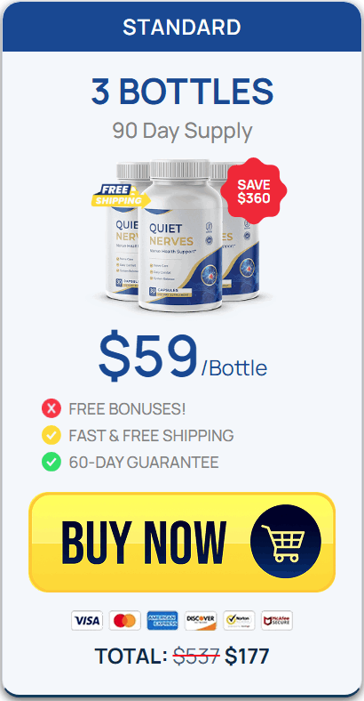 Buy Quiet Nerves 3 Bottle