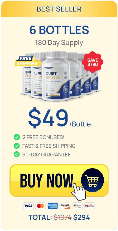 Buy Quiet Nerves 6 Bottle